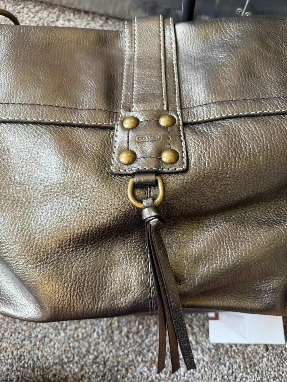 Coach stylish metallic